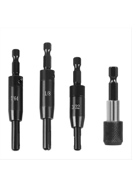 Bosch Için Benlik Merkezli Matkap Ucu 3/32 Inç 7/64 Inç 1/8 Inç Bit Tutucu Merkezi Bulma Matkap Ucu (Yurt Dışından)