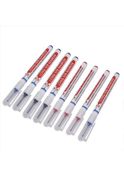 24 Çok Amaçlı Derin Delik Işaretçisi Kalemler Uzun Nozoz Marker Derin Matkap Deliği Uzun Nib Scriber Carpentry Renkli Marker Kalemi (Yurt Dışından) fırsatları