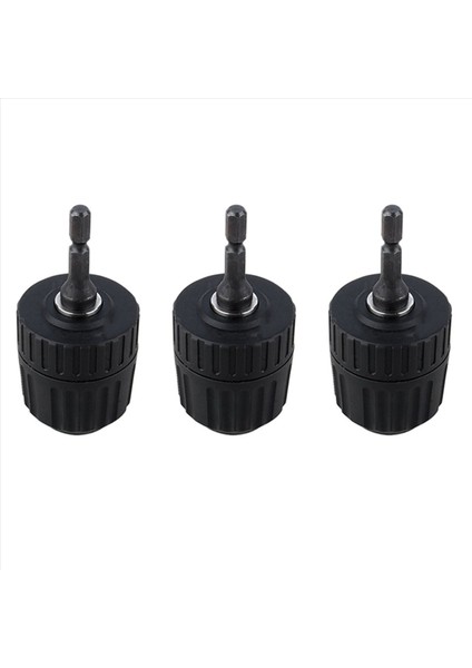 3x Anahtarsız Matkap Dönüştürücü 3/8 Inç 24UNF + 1/4 Inç Hex Shank Sds Adaptörü 0 8-10 mm (Yurt Dışından)