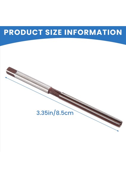 Yüksek Hızlı Çelik Düz Şaft 5mm 6-Flute El Raybası 3 &quot Uzunluk (Yurt Dışından) fırsatları