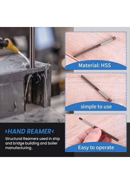 Yüksek Hızlı Çelik Düz Şaft 5mm 6-Flute El Raybası 3 &quot Uzunluk (Yurt Dışından) indirimleri