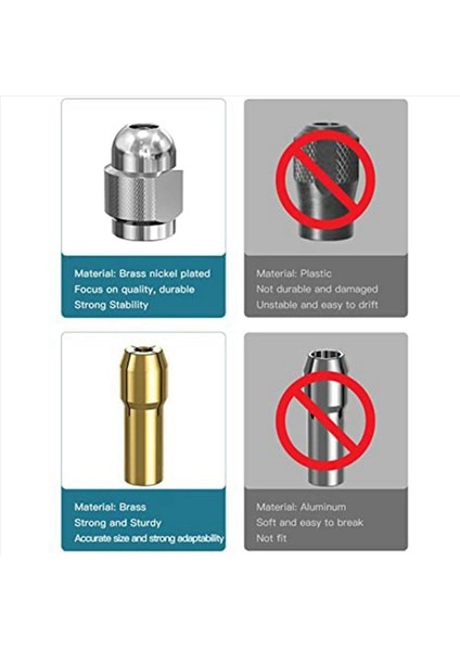 30 Adet Dremel Için Pirinç Koltuk Değiştirme 4485 Hızlı Değişiklik Döner Sondaj Somun Alet Seti 0 8/1 2/1 5/1 8/2 0/2 4/3 0/3 2mm (Yurt Dışından) indirimleri