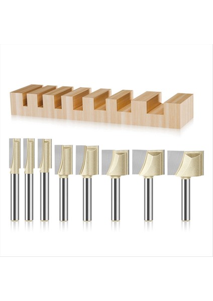 8pcs 6mm Shank Freze Kesici Ahşap Karbür Yönlendirici Bit Temizleme Alt Bit Ahşap Aracı Seti (Yurt Dışından) indirimleri