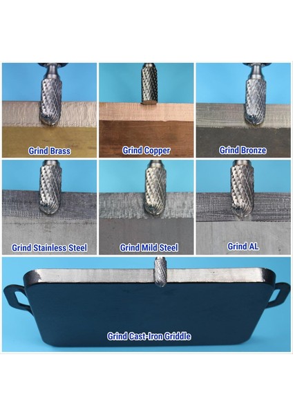 Metal Kaynak Beton Taş Taş Ahşap Plastik Gravür Kesme Temizlik Taşlama Gravürü Için Karbür Burr Seti (Yurt Dışından) indirimleri