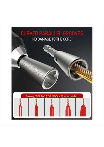 Taşınabilir Bit Tutucu Anahtarlı Matkap Için Tel Twister Aracı -1/4 Inç Elektrik Etki Matkapları Için Tel Twister Kiti (Yurt Dışından) fırsatları