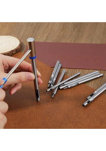 10 Parçalı Deri Delik Yumruk Alet Seti 0 5mm-5mm Izleme Kayışı Yumruk Yuvarlak Delik Yumruk Kemerler Tuval (Yurt Dışından) fiyatları