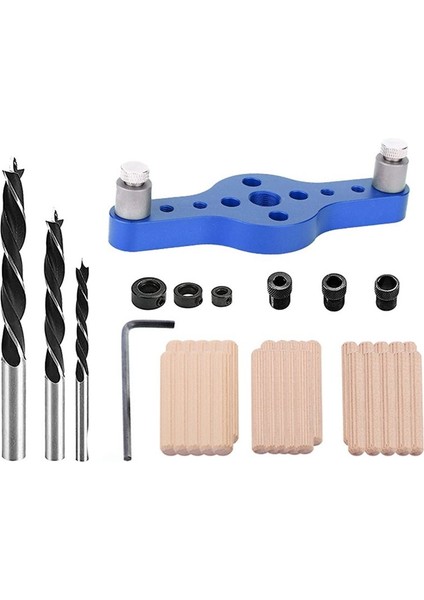 Alaşım Dikey Cep Deliği Jig Ahşap Işleme Sondaj Bulucu Ahşap Doweling Kendi Merkezleme Matkap Kılavuzu Kit Deliği Delme (Yurt Dışından) modelleri