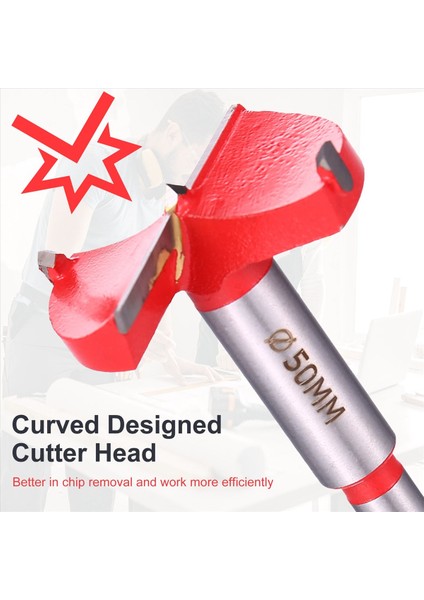 50MM Ahşap Sıkıcı Set Ağaç Işleme Forstner Bit (Yurt Dışından) indirimleri