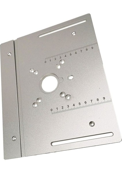 Yönlendirici Tablosu Ekleme Plakası Ahşap Yönlendirici Ekleme Plakası Takma Alet Elektrikli Ahşap Freze Kesme Makinesi Flip Plaka Gümüş (Yurt Dışından) modelleri