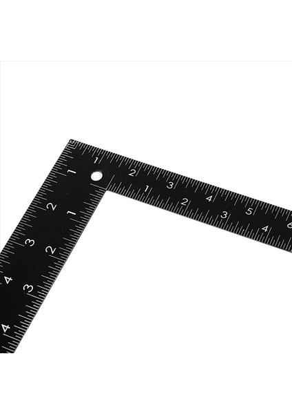 3x Öğretmen 0-30CM 0-20CM Ölçüm Aralığı L Şekilli Tasarım Kare Cetvel Siyah (Yurt Dışından) indirimleri
