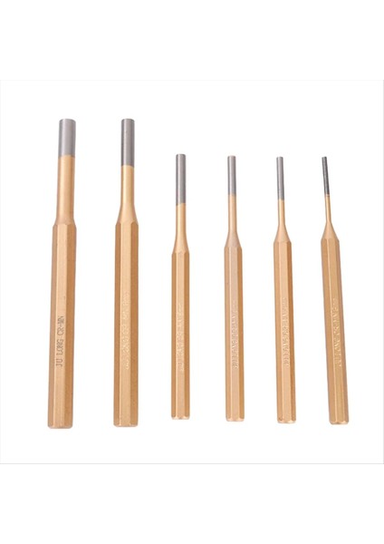 6pcs 3-8mm Silindirik Punch Kesme Alaşım Çelik Çelik Yuvarlak Head Center Punch Kesme Perküsyon Yumruk Iğne El Aletleri (Yurt Dışından) fırsatları