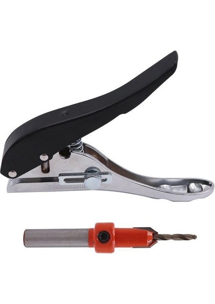 Edge Punker Carpentry Yuvarlak Delik 8mm Counterk Drill Puncher Pvc Ayarlanabilir Boyut Kenarlık Aracı (Yurt Dışından)