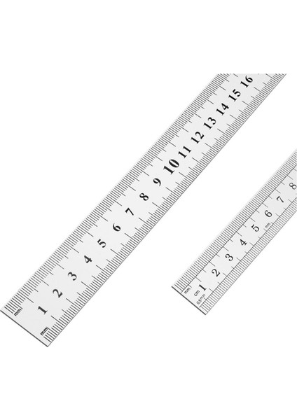 2x Paslanmaz Çelik Cetvel 12 Inç + 6 Inç Metal Cetveller (Yurt Dışından) indirimleri