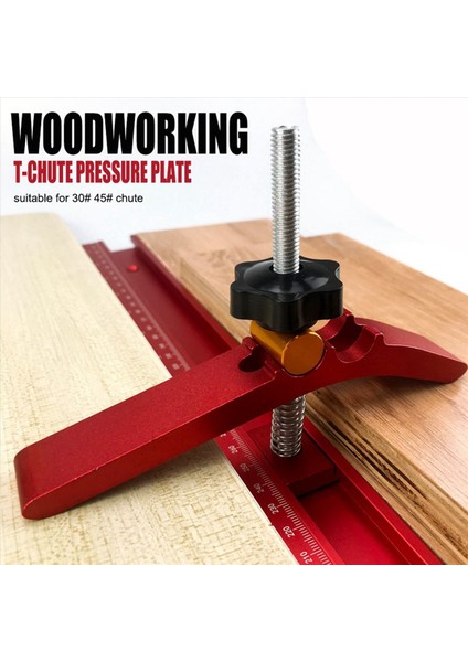 4x Ahşap Işleme T-Track Tut Tut Kelepçesi Seti Alüminyum T-Slot Tablo Çalışma Tezgahı Ahşap Fikstür Jig Kelepçe Blokları Platen B (Yurt Dışından) modelleri