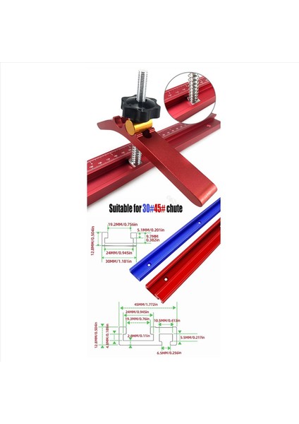 4x Ahşap Işleme T-Track Tut Tut Kelepçesi Seti Alüminyum T-Slot Tablo Çalışma Tezgahı Ahşap Fikstür Jig Kelepçe Blokları Platen B (Yurt Dışından) indirimleri