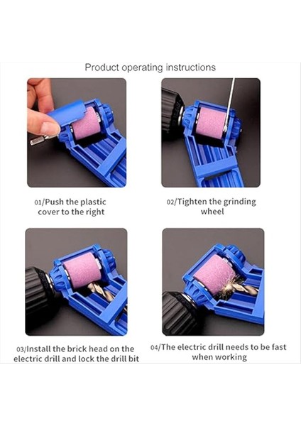 Taşlama Tekerleği ile Taşınabilir Matkap Bitliği Kalavatmacısı Metal Demir Matkap Parlatma Matkap Öğütücüsü Için Tatbikat Biti Aracı (Yurt Dışından) modelleri