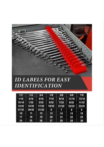 20 Anahtar Için Uygun Olan Araç Kutusu Için Manyetik Anahtar Organizatörü Anahtar Organizatörü Garaj ve Atölye Için Mükemmeldir (Yurt Dışından) fiyatları