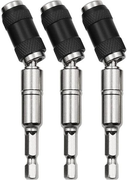 3pcs Manyetik Pivot Matkap Bit Tutucu Manyetik Dönen Bit Uç Tutucu Hızlı Serbest Bırakma Esnek Tornavida Bit Tutucu D (Yurt Dışından)