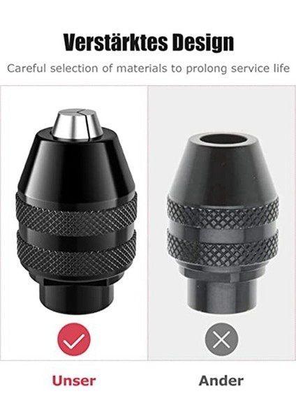 Matkap Chuck Kit Hızlı Değişim Adaptörü Hızlı Değiştirme Döner Matkap Fındık Takım Kiti Değiştirme Için Matkap Ayakkabı Araçları (Yurt Dışından) indirimleri