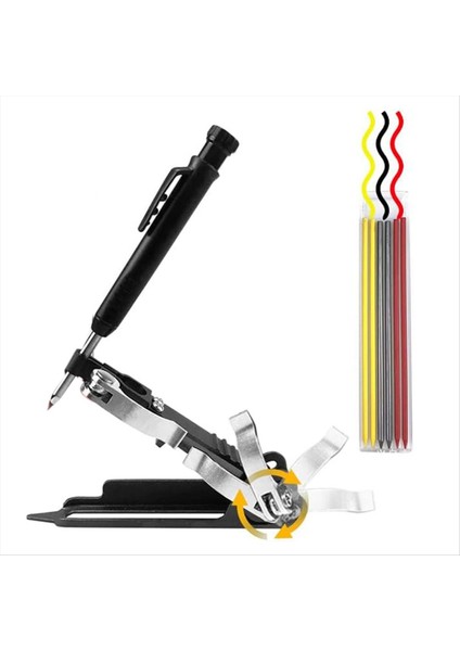 Graffiti Araçları - Inşaat Kalemi Alüminyum Alaşım Graffiti Aracı Eksantrik Kol Kilidi ile Derin Delik Kalem Dıy (Yurt Dışından)