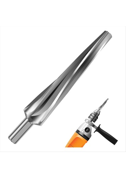 7 Derece Bilyalı Konik Reamer Hız Çelik Konik Bilyalı Raybası 1/2 Inçli Araç Tutucu W4241 (Yurt Dışından)