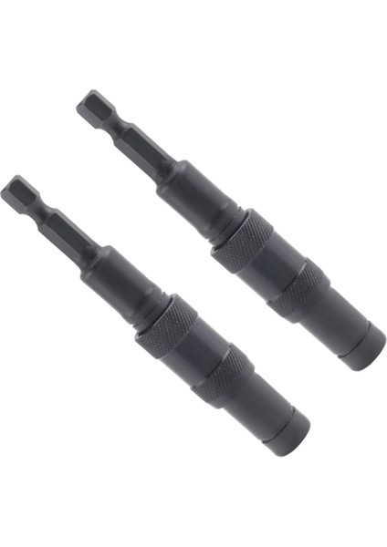 2 Paket Çeviren Bit Uç Tutucu Manyetik Vidalı Matkap Uç 1/4inch Altı Shank Hızlı Değişim Kilitleme Bit Tutucu (Siyah) (Yurt Dışından) modelleri