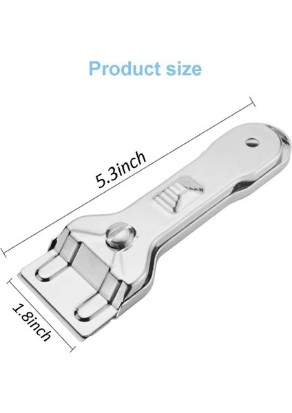 Razor Scraper 5 Parçalı Ekstra Bıçaklarla Tüm Metal Ağır Jimazı Bıçağı Sıyırıcı (Yurt Dışından) fiyatları