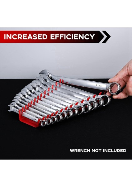 4 Paket Metal Anahtar Organizatörü- Premium Anahtar Tutucu Tepsisi Wrench 2 Için Duvara Monte Depolama Çözümleri 2 Kırmızı ve 2black (Yurt Dışından) fırsatları