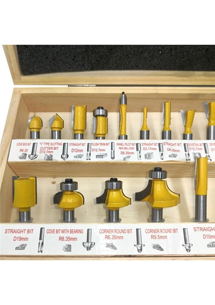 8mm 24 Adet Set Ahşap Işleme Freze Kesici Seti Kırpma Makinesi Kafası Ağaç Işleme Freze Kesici (Yurt Dışından) fiyatları