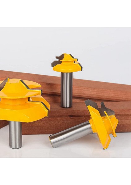 45 Derece Kilit Yetiştiricisi Bit 1/2 Inç Shank Yönlendirici Bitleri Ahşap Çalışma Kesici Aletleri Için Merkez Yumruklu (Yurt Dışından) indirimleri