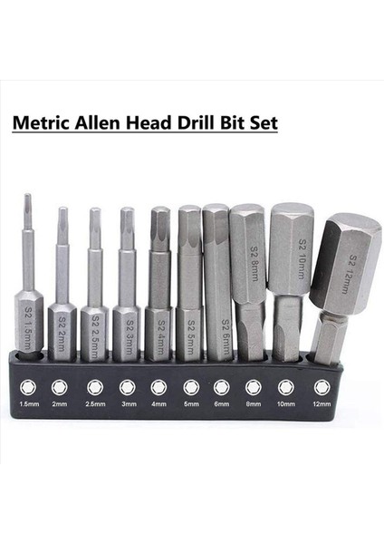 40PCS Hex Kafa Anahtarı Matkap Bit Seti Shank Hızlı Bırakma Manyetik Tornavida Bitleri Seti (Metrik +Sae) (Yurt Dışından) indirimleri