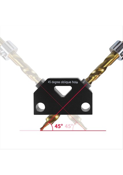 Cep Deliği Jig Kit-45 ° Punch Bulucu Açısı Ahşap Işleme Alet Deliği Vidalı Jig Konumlandırıcı Dökme Dübel Matkap Kılavuzu Marangoz (Yurt Dışından)