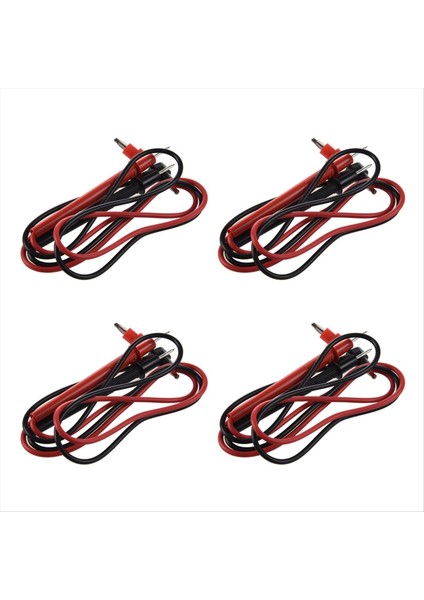 4 Çift 4mm Muz Fiş Multimetreler Metre Prob Testi 26 Inç Uzunluğunda (Yurt Dışından)