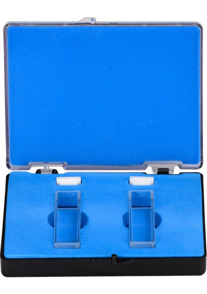 Kuvars Küvet Spektrofotometre Küvetleri 10 mm Yol Uzunluğu 45MM Yükseklik 3 5 ml Kapasite - 2 Adet (Yurt Dışından)