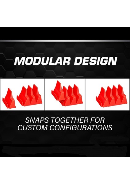 3pcs Manyetik Anahtar Organizatörü Takım Taşınabilir Takım Depolama Raf Anahtar Tutucu Takım Çekmece Depolama Siyah (Yurt Dışından) indirimleri