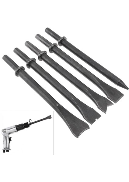 5pcs / Lot Aksesuarlar Sabit Çelik Katı Uzun Hava Keski Darbe Kafası Destek Kesme / Paslama Çıkarma Için Pnömatik Aracı (Yurt Dışından) modelleri