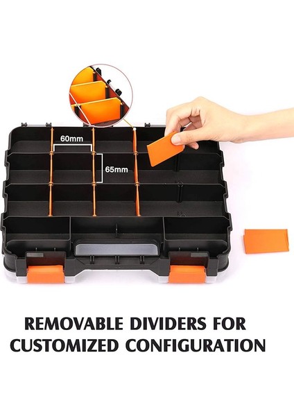 Darbe Dirençli Polimer ve Çıkarılabilir Plastik Bölücüler Depolama ve Taşıma ile 34 Bölmeli Çift Taraflı Organizatör (Yurt Dışından) indirimleri