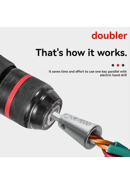 Altıgen Saplı Tel Elektrikli Özel Hızlı Tel Tel Bükülme Evrensel Alet Kablo Konnektörü (Yurt Dışından) fiyatları