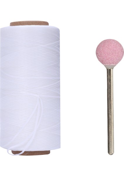 13 Pcs Aksesuarlar 1 Rulo Deri Dikiş Mumlu Balmumu Iplik El Iğne Kablosu ve 12 Pc Taşlama Baş Tail Sanat Matkap Bitleri (Yurt Dışından) fiyatları