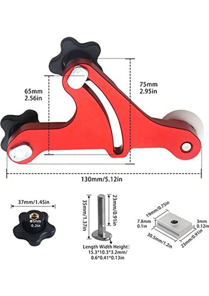 Çift Evrensel Ayarlanabilir Tablo Tüylü Loc Tahtaları Masa Testere Kılavuzları Için Hassas Stok Kılavuzları Ahşap Işleme Araçları (Yurt Dışından) fiyatları