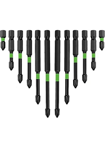 2023 Yeni Tornavida Bit Seti 12PCS S2 Sürücü Sondaj Seti Güç Tornavida Etkisi Için Güçlü Kafa Bitleri (Yurt Dışından)