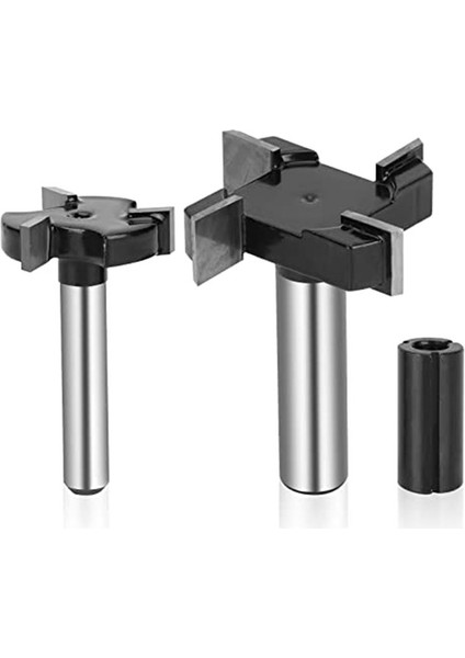 Cnc Spoilboard Yüzey Yönlendirici Bitleri 1/4 Inç ve 1/2inch Tutamak 1 Inin ve 2in Kesme Çapı Levha Düzleştirici Yönlendirici Biti (Yurt Dışından)