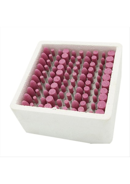 100PCS/KUTU Aşındırıcı Taş Parlatma Taşlama Kafası Elektrik Matkap Ucu Tekerle (Yurt Dışından)