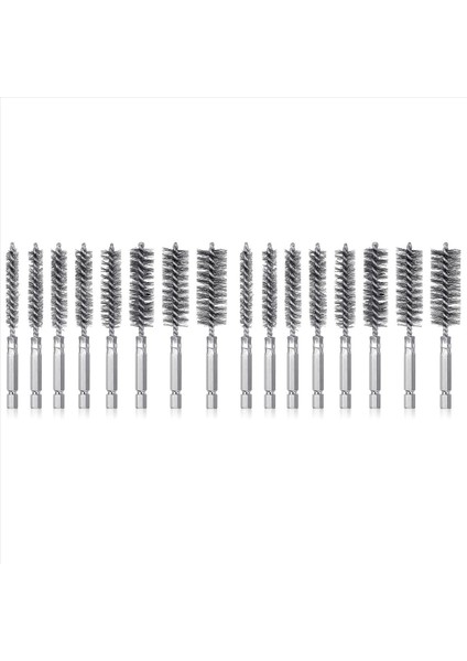 16PCS Tel Fırça Matkap Ucu Seti 1/4 Inç Altıgen Şan Çelik Tel Bükme Fırçası Delme Perküsyonu Için Uygun (Yurt Dışından)