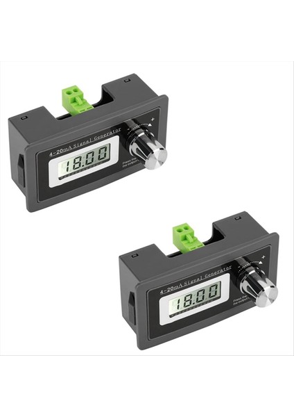 2 Pack 4-20MA Akım Döngü Sinyal Jeneratörü 0 01 Hassas Iki Telli Plc Enstrümanı (Yurt Dışından)