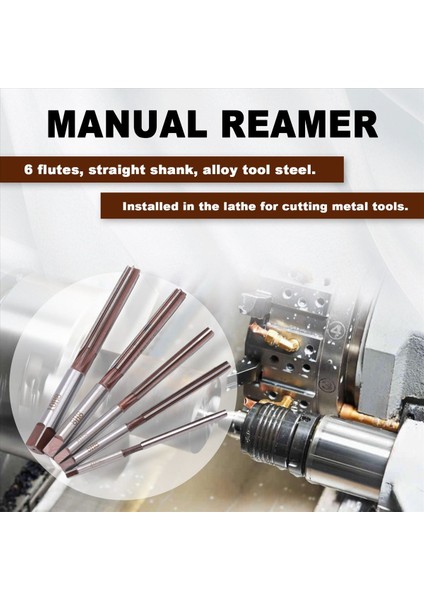 5pcs Flütler El Raybaları Set H8 Kesici Düz Sapı El Raybaları 4MM/5MM/6MM/8MM/10MM Set (Yurt Dışından) fırsatları