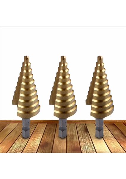 4pcs 4-22MM Hss 4241 Hex Titanyum Koni Matkap Bit Delik Kesici Sac Metal Için (Yurt Dışından) fırsatları