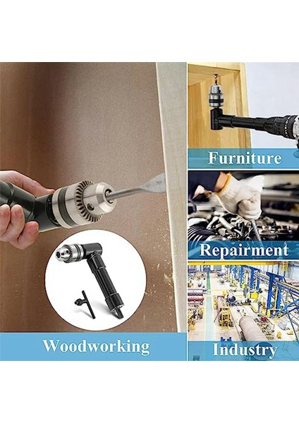 Sağ Açılı Elektrikli Matkap Üç-Pençe Chuck Corner Cihazı Anahtar Köşe Cihazı ile Sağ Açılı Köşe Cihazı (Yurt Dışından) fırsatları