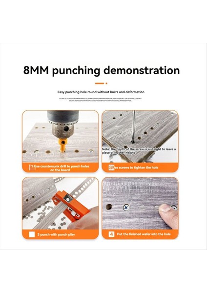 2 Adet Tek Delikli Yumruk Pensesi 8mm Ağır Hizmet Deliği Delme Deliği Dıy Kağıt Kartlar Için Bantlama Fotoğraf Karton (Yurt Dışından) indirimleri