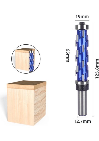 12 7mm -Shank Freze Kesici Ucu Katı Spiral Çift Ayı Yönlendirici Biti Ahşap Sondajı Için 12 7X19X65MM (Yurt Dışından) fiyatları